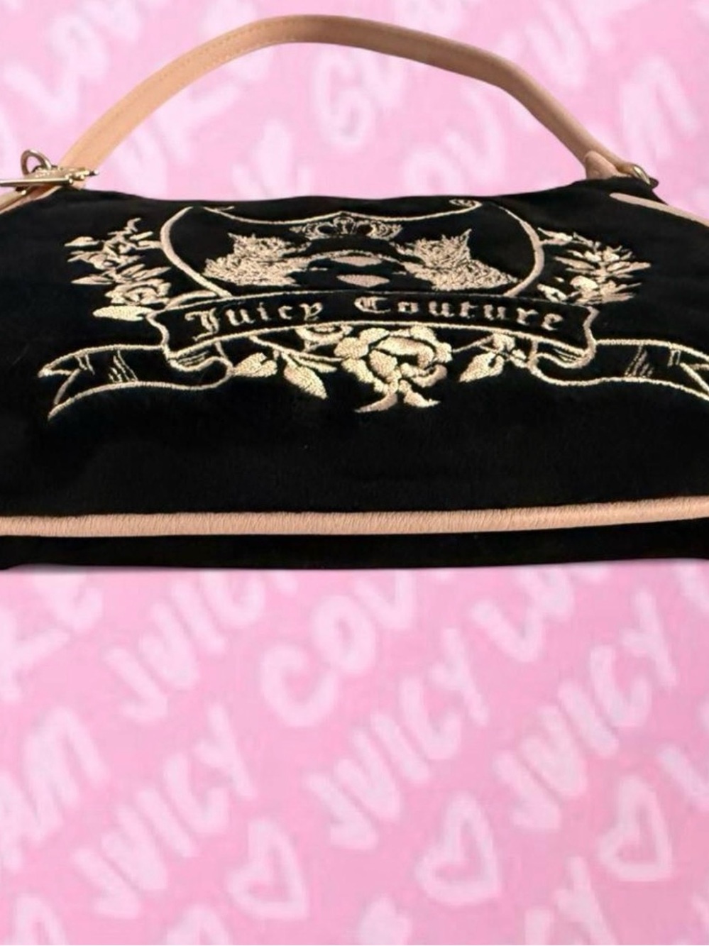 Juicy Couture New Love Chapter Mini Shoukder Bag Twig Scottie Dogs - Liquorice - Picture 2 of 8